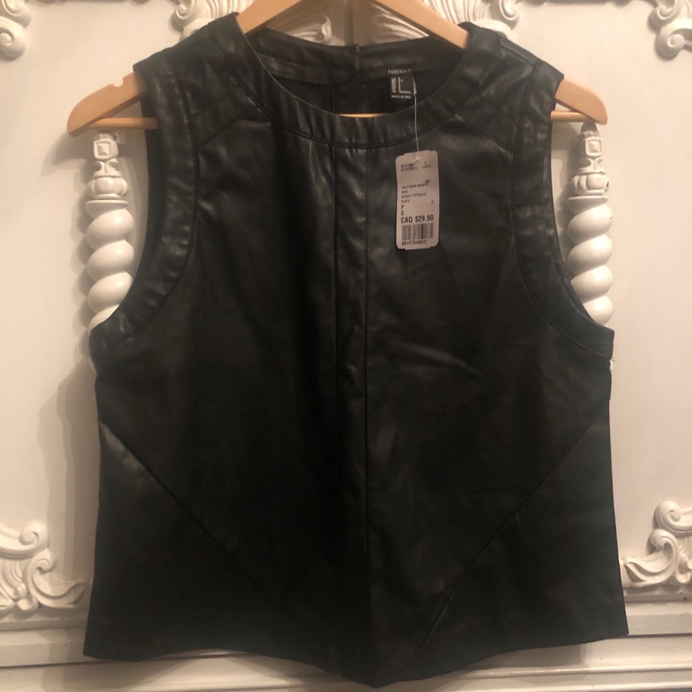 Leather Top